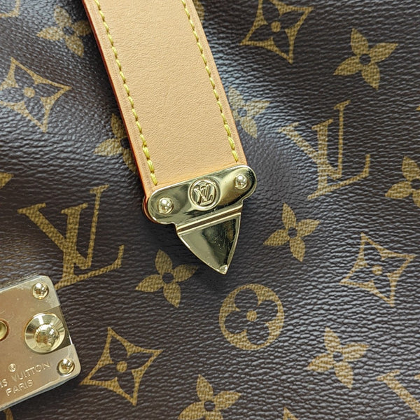 SIDE TRUNK GM Monogram Coated Canvas Brown