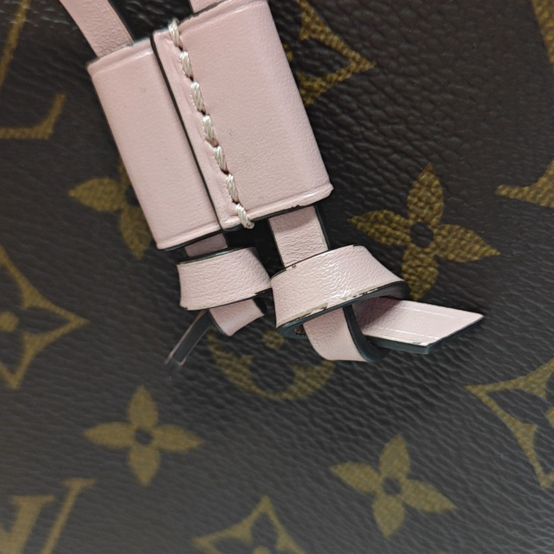 NÉONOÉ MM Monogram Coated Canvas Brown