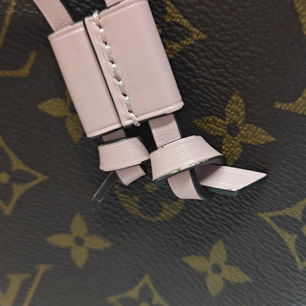 NÉONOÉ MM Monogram Coated Canvas Brown