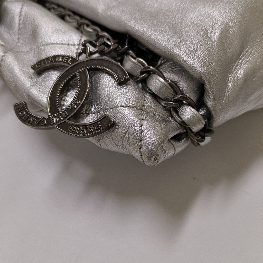 Quilted Calfskin Silver