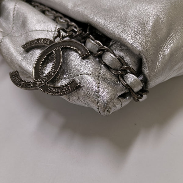 Quilted Calfskin Silver