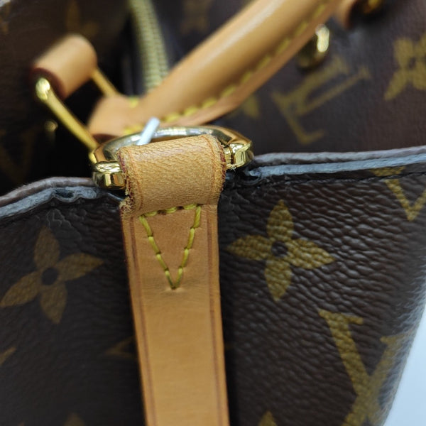 MONTAIGNE Monogram Coated Canvas Brown
