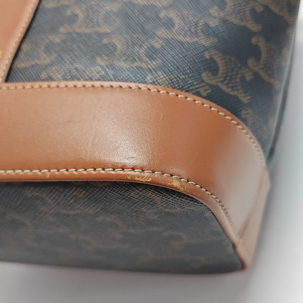 TRIOMPHE CANVAS Small Coated Canvas Brown
