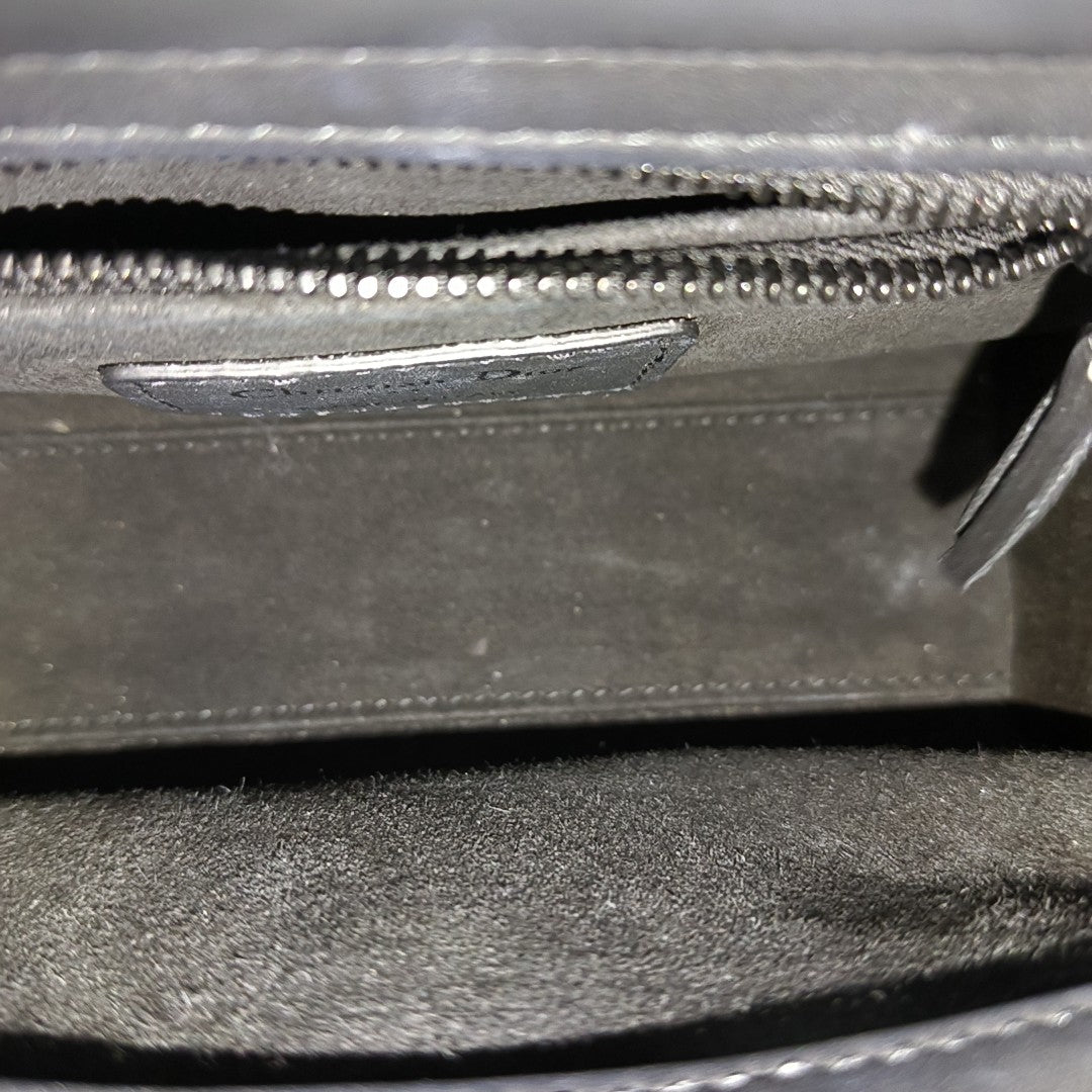 Lady Dior Mini Cannage Calfskin Black