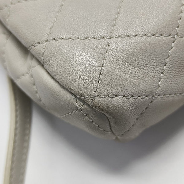 NOLITA Mini Quilted Lambskin White