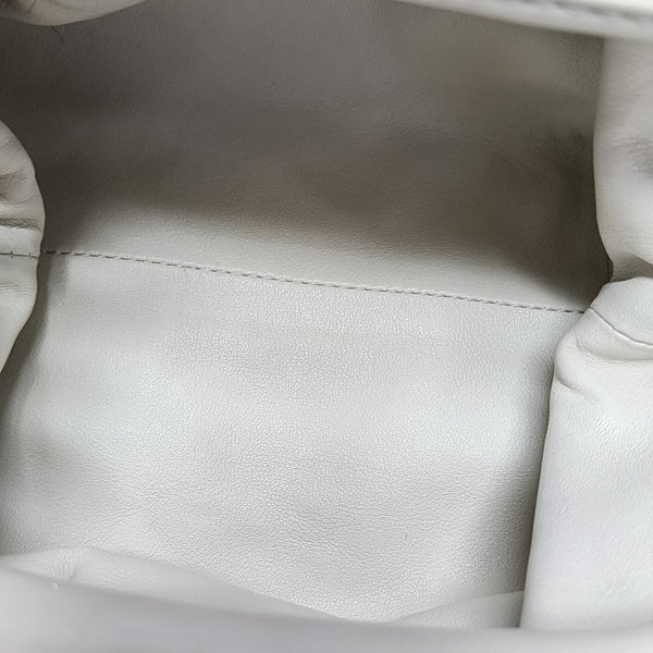 The Pouch Mini Lambskin White