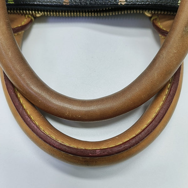 LV × TM Alma Small Monogram Lona Revestida Negra