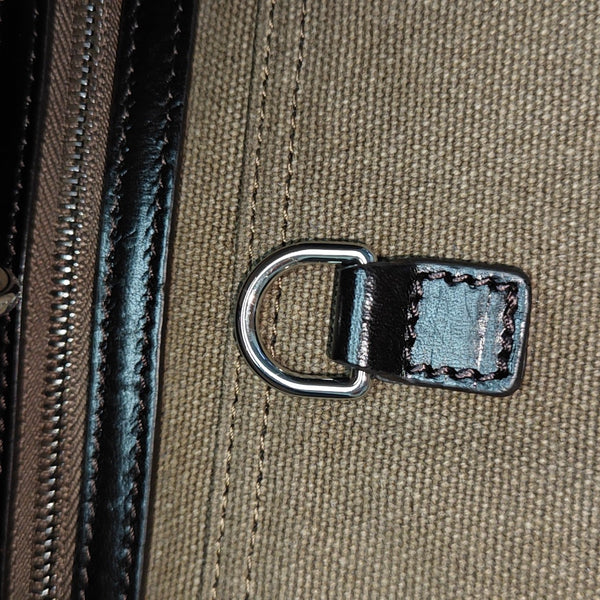 Canvas Shoulder Bag Brown
