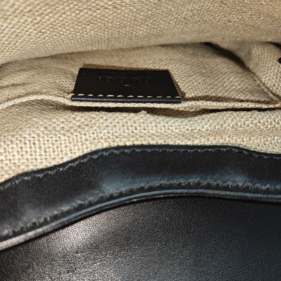 Nubuck Tigrette Leather Black