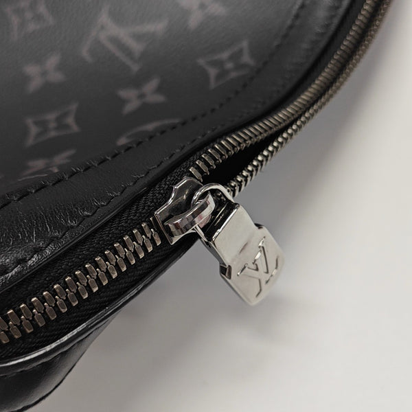 TRIO Monogram Coated Canvas Gray