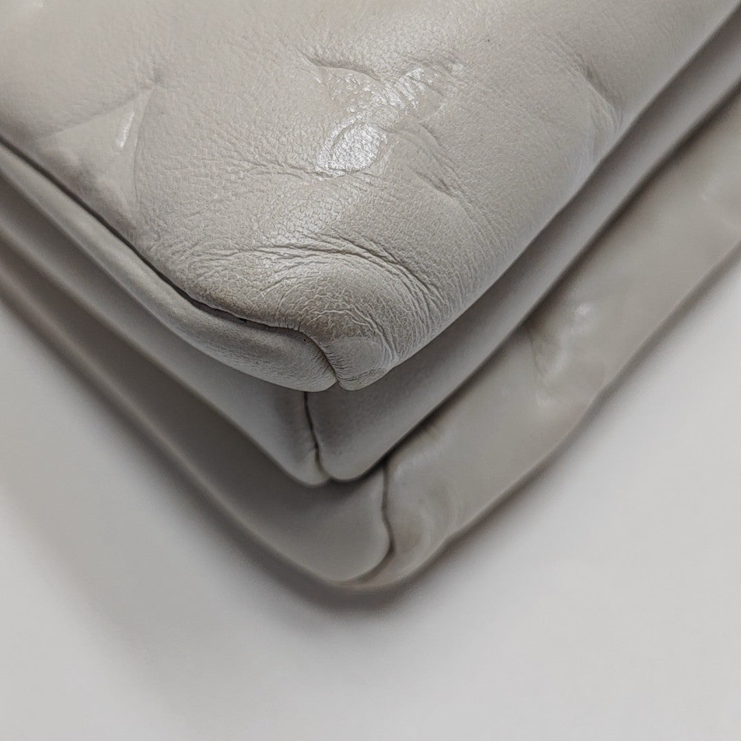 COUSSIN PM Lambskin White
