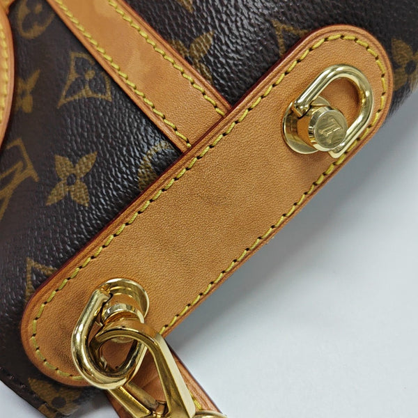 DUFFLE Monogram Coated Canvas Brown