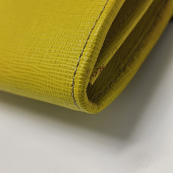 Calfskin Wallet Yellow