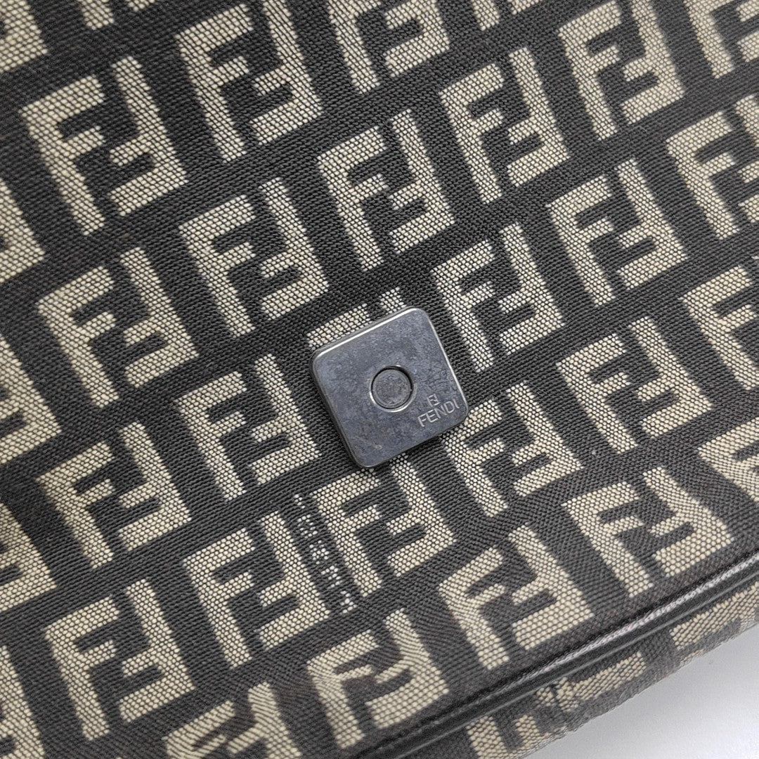 Canvas Shoulder Bag Brown