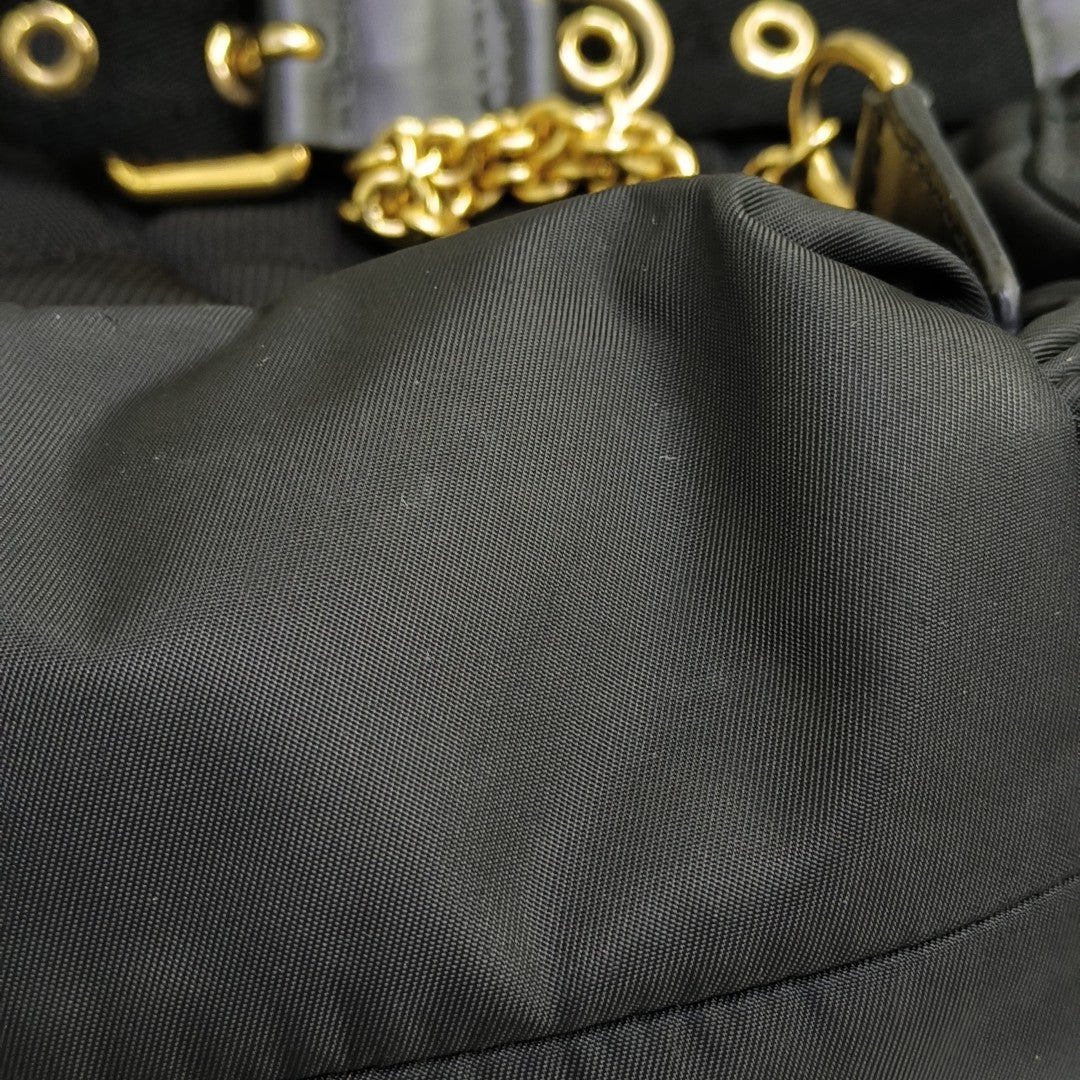 The Rucksack Medium Nylon Black