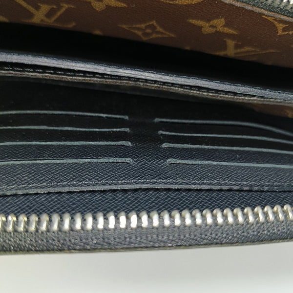 Monogram Coated Canvas Wallet Brown