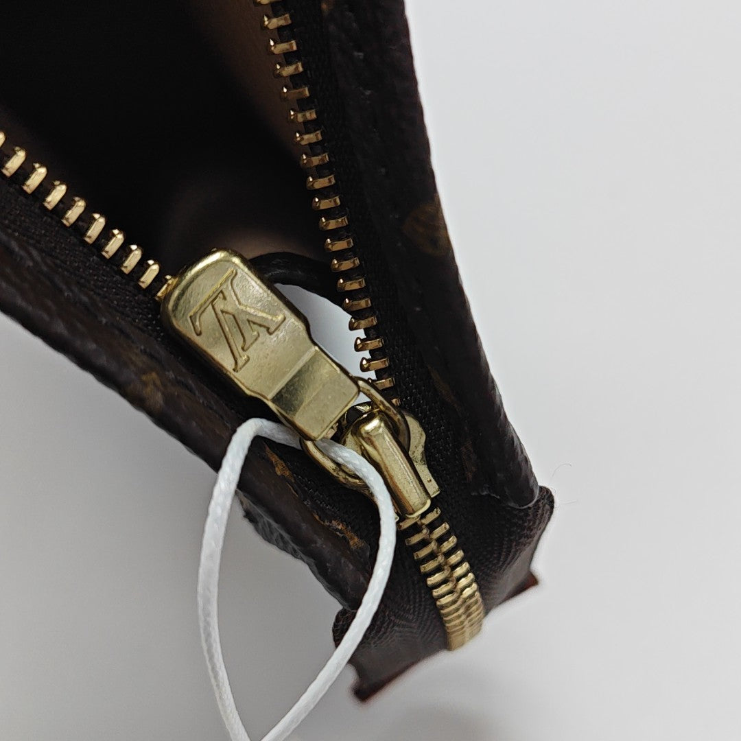 TOILET POCKET 26 Monogram Coated Canvas Brown