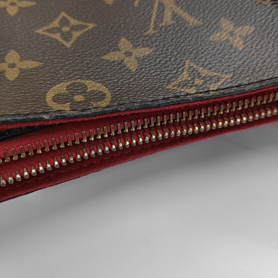 SURENE BB Monogram Coated Canvas Brown