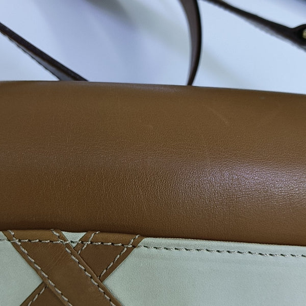 Quilted Calfskin Shoulder Bag Beige