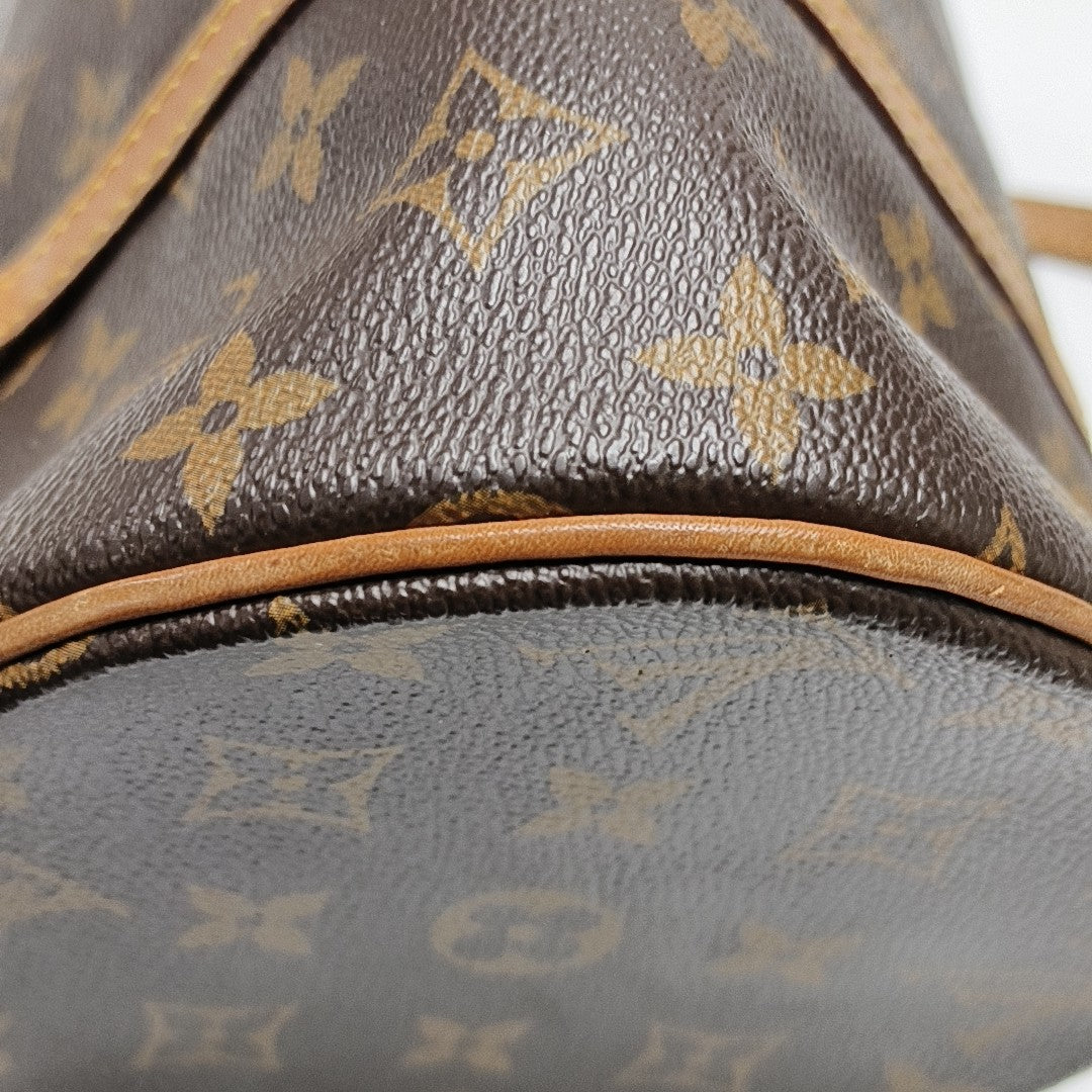 PAPILLON Monogram Coated Canvas Brown