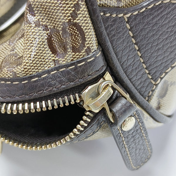 Joy Monogram Coated Canvas Beige