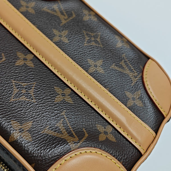 VALISETTE Monogram Coated Canvas Brown