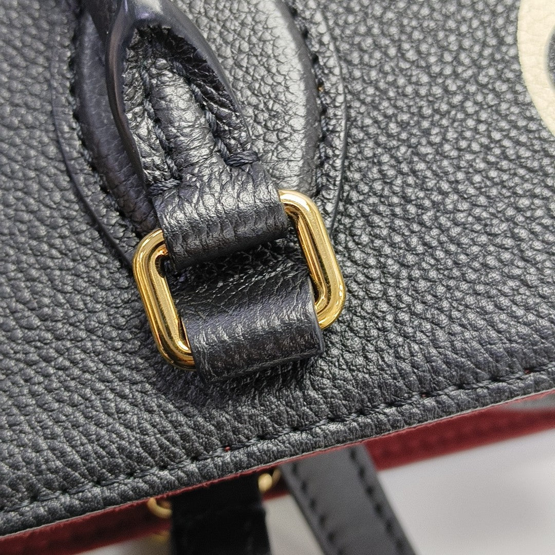 ONTHEGO MM Monogram Calfskin Black