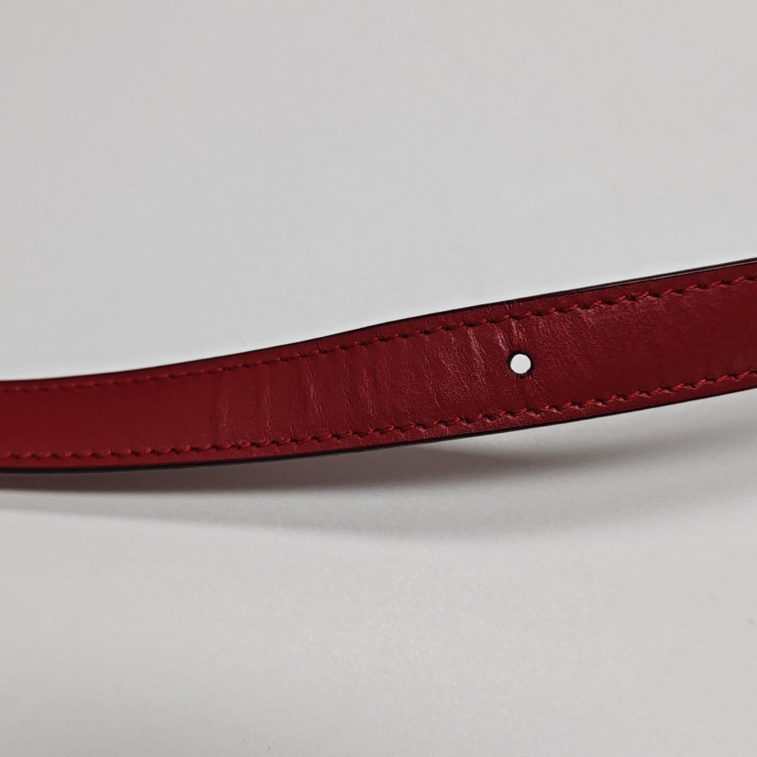 CLASSIC BOX Medium Calfskin Red