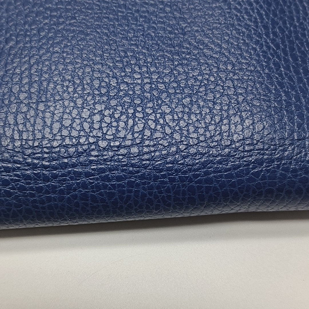 Interlocking G Small Calfskin Blue