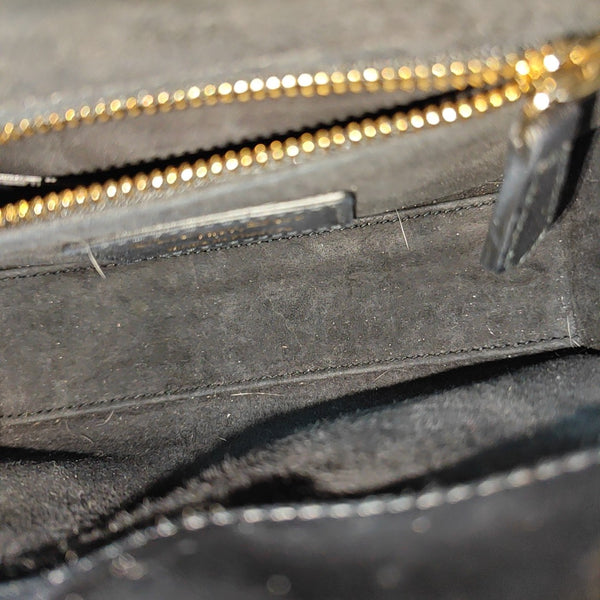 Lady Dior Mini Cannage Lambskin Black