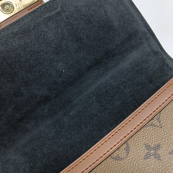 DAUPHINE MM Monogram Coated Canvas Brown