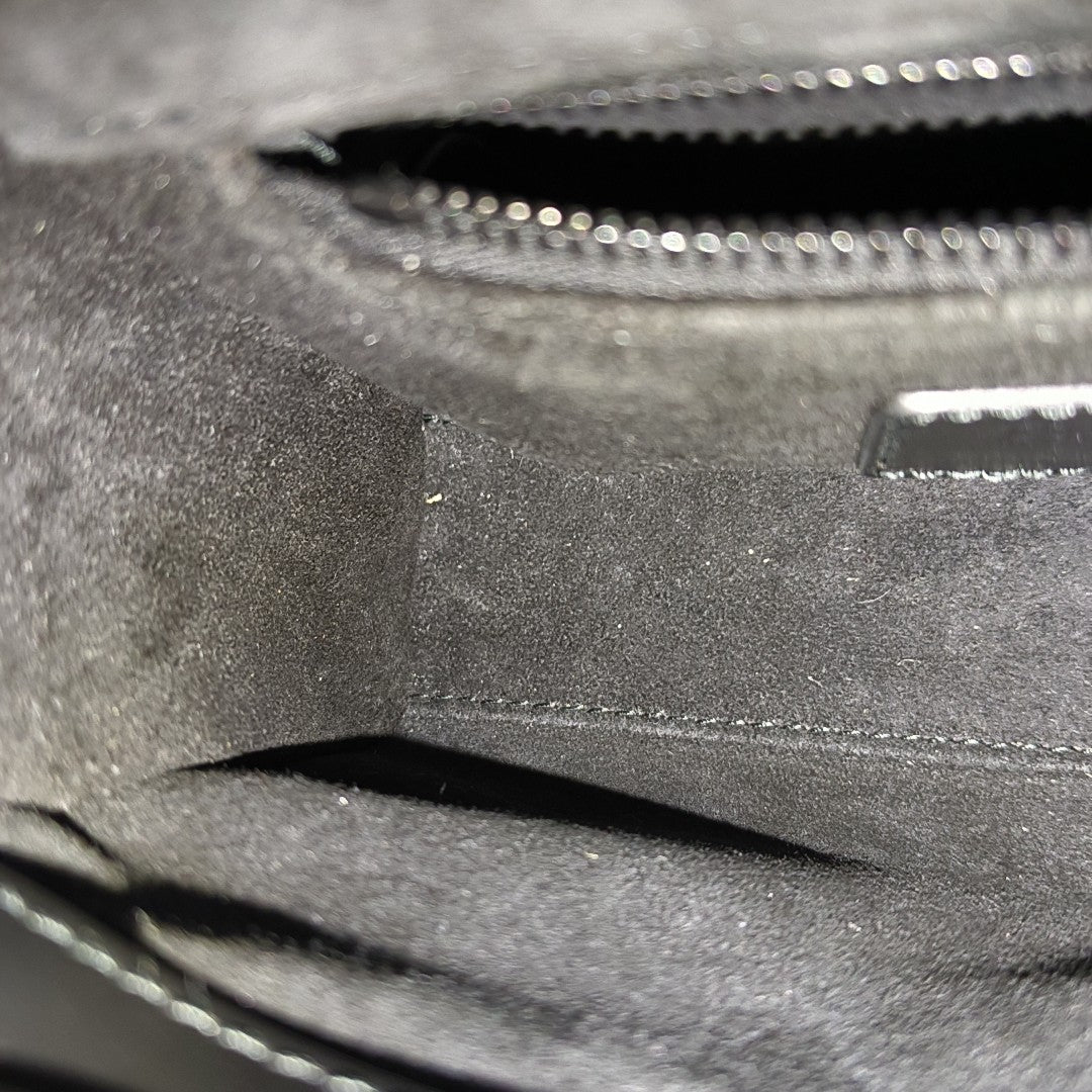 Lady Dior Mini Cannage Calfskin Black