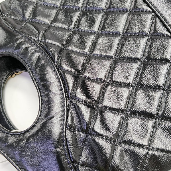CHANEL 31 Mini Quilted Calfskin Black
