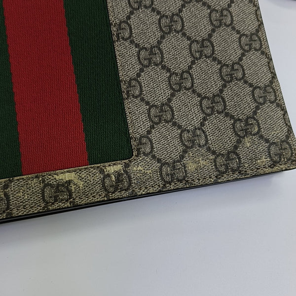 GG Supreme Monogram Coated Canvas Black