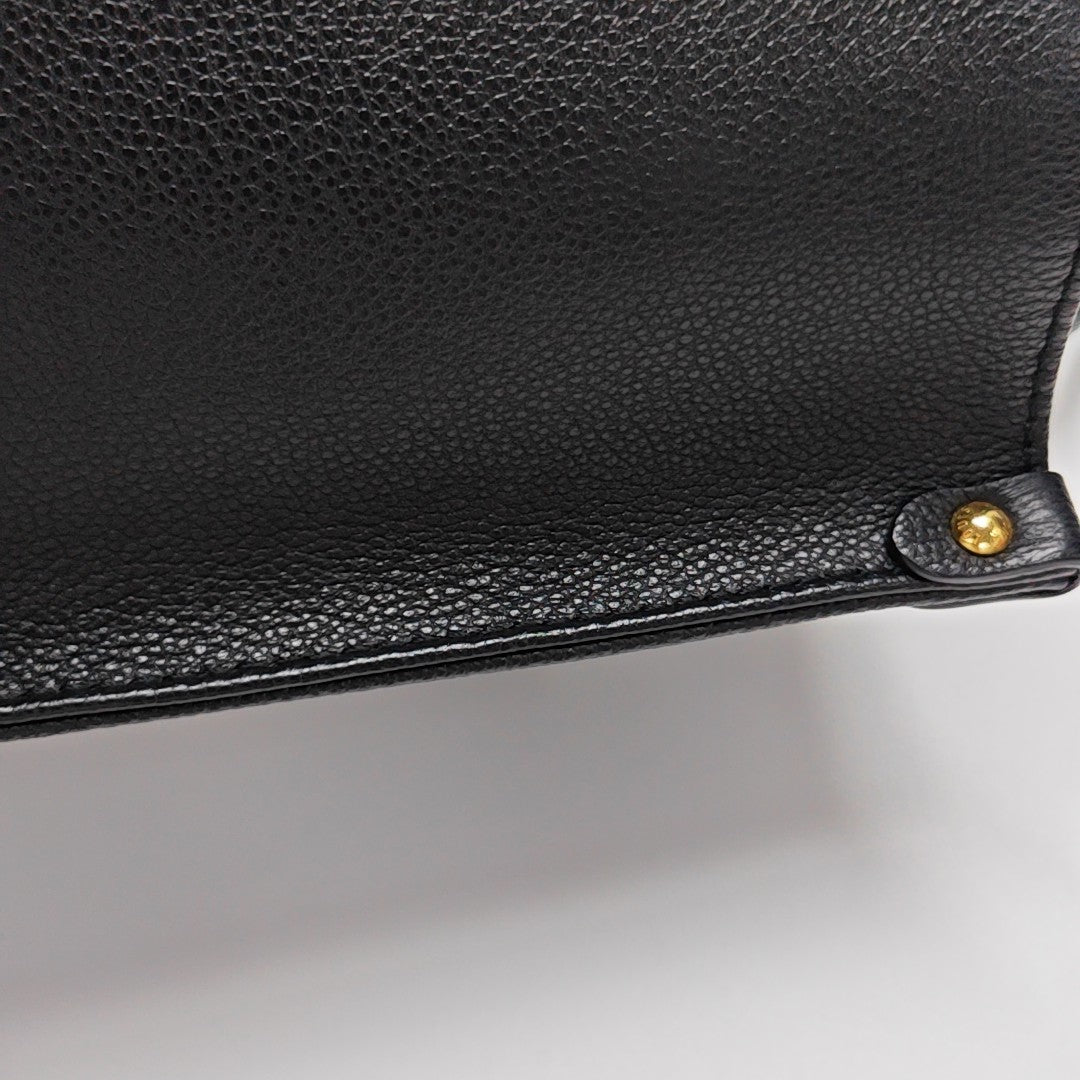 ONTHEGO PM Calfskin Black