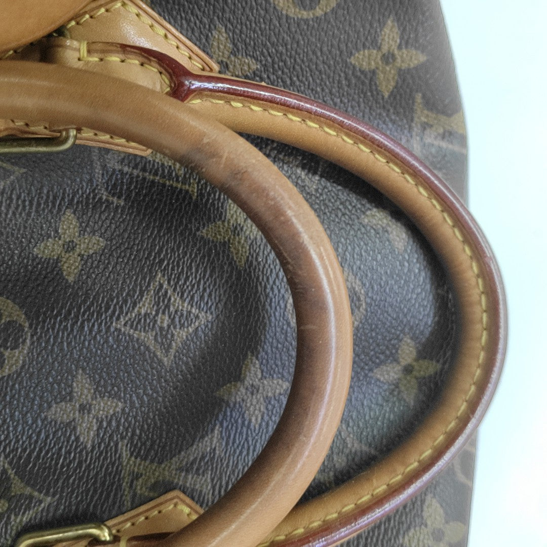 SPEEDY 30 Monogram Coated Canvas Brown