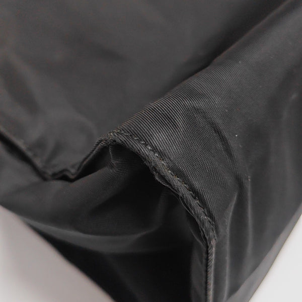 Nylon Top Handle Bag Black