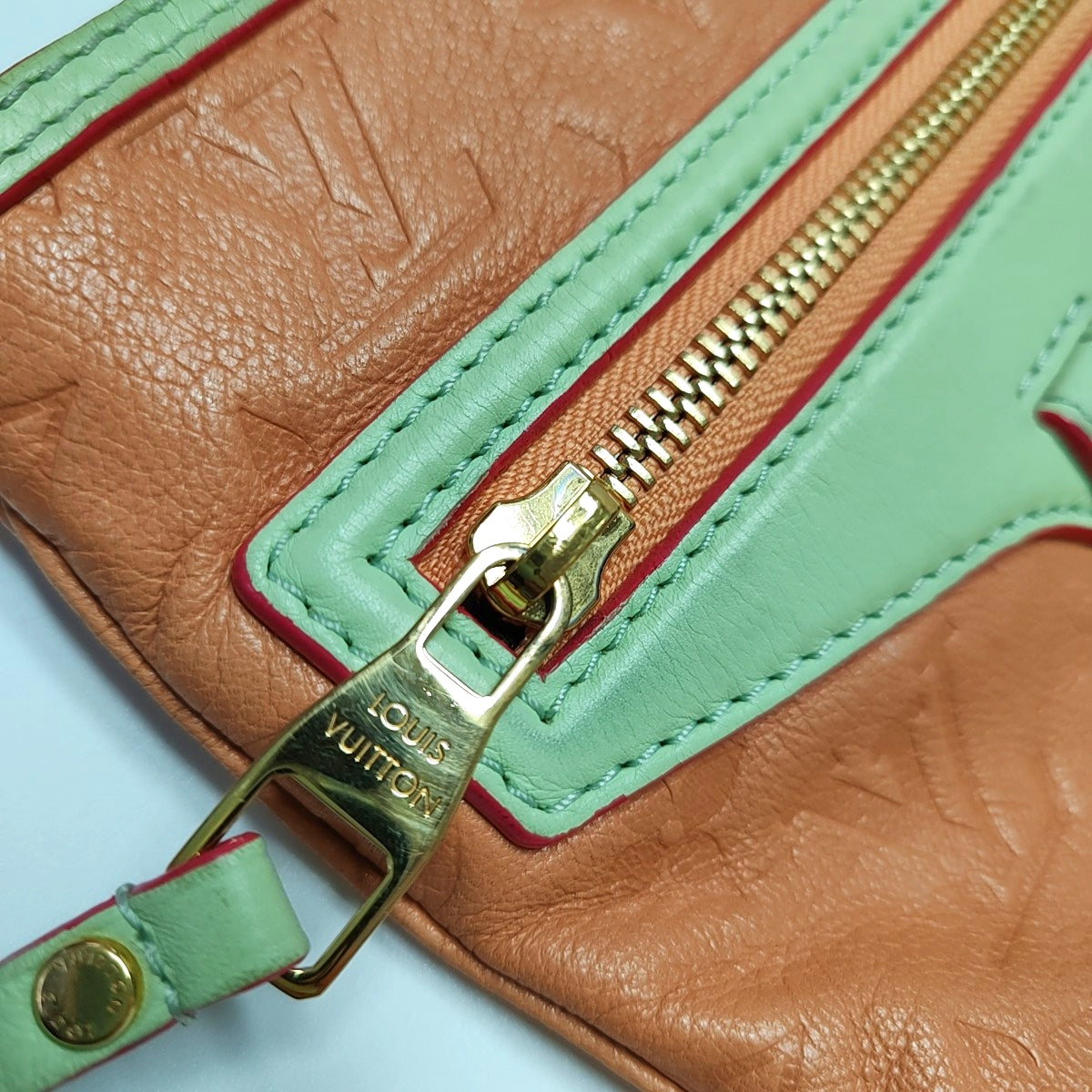 Monogram Calfskin Beige