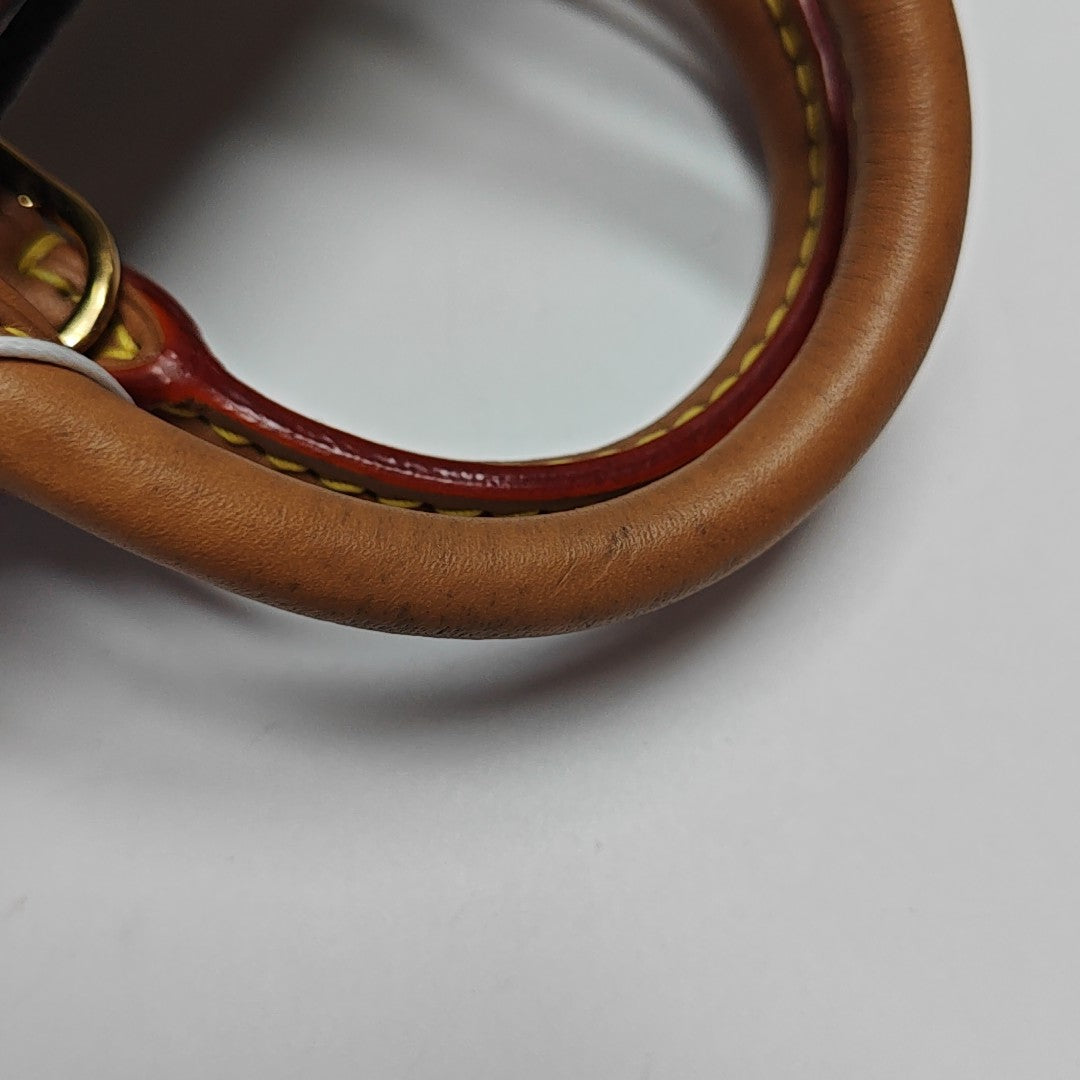 SAC PLAT Mini Monogram Coated Canvas Brown
