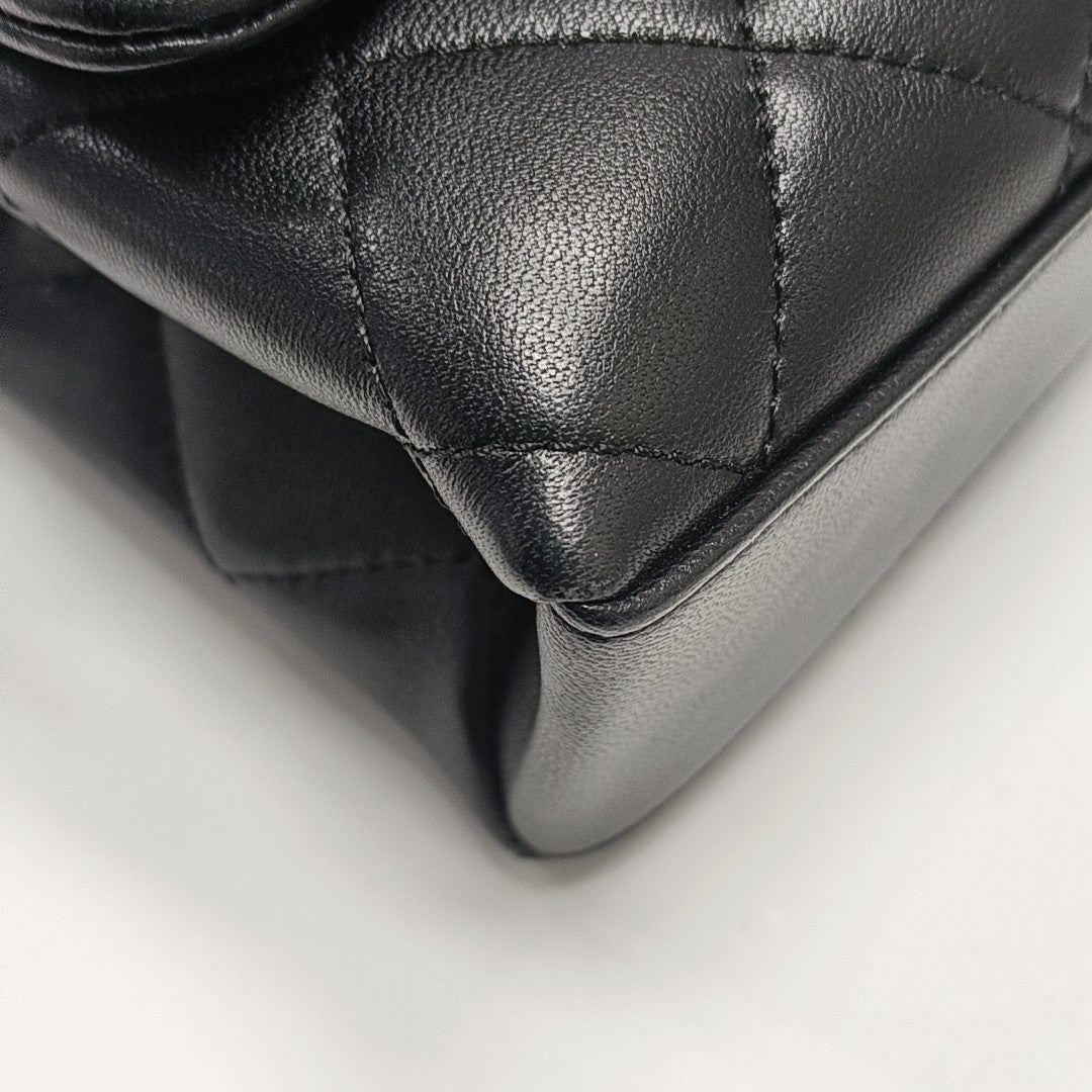 Mini Quilted Lambskin Black