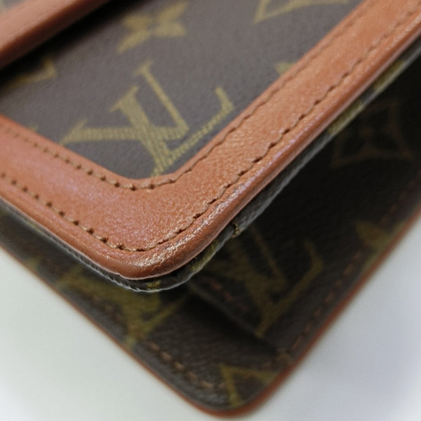 DAME GM Monogram Coated Canvas Brown