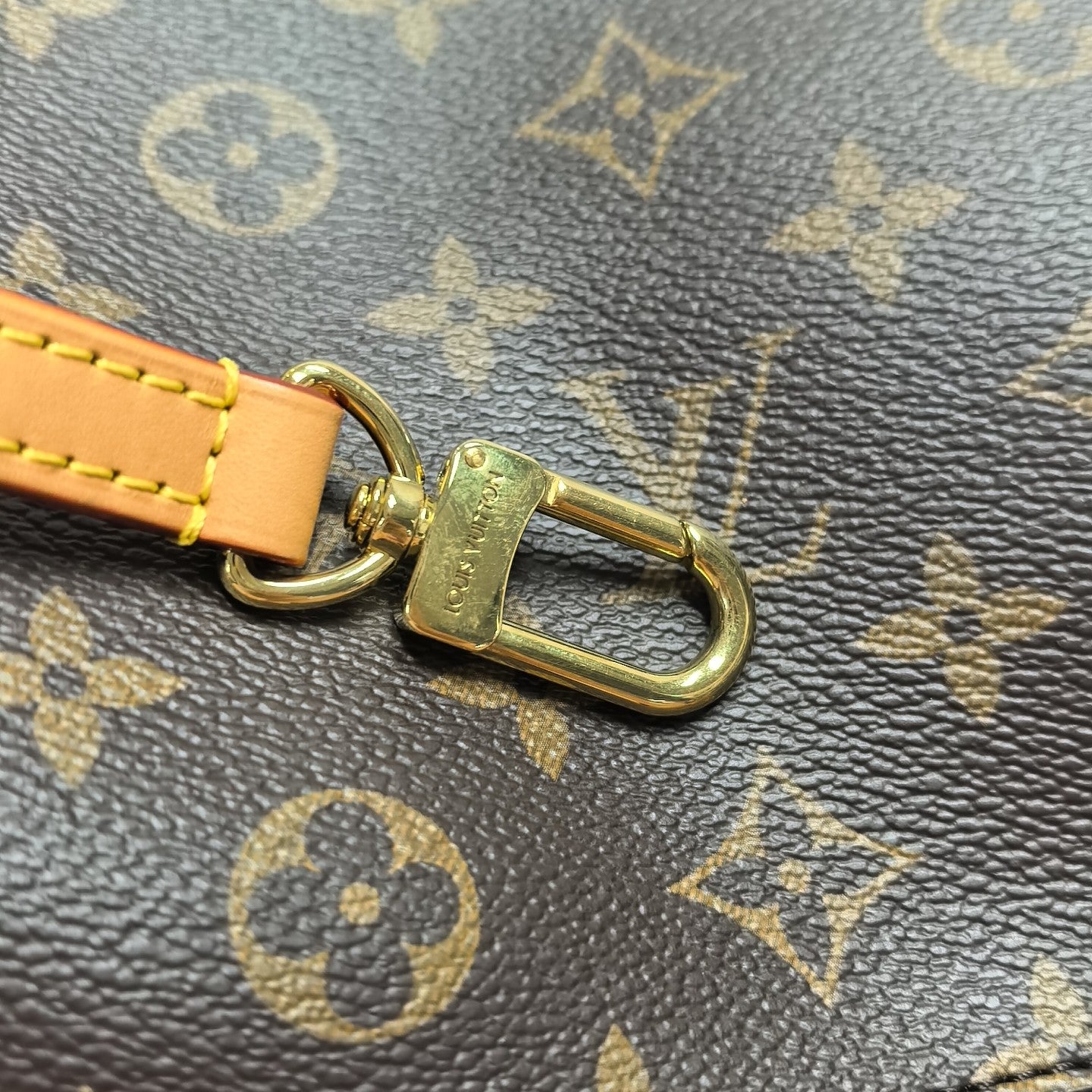 SIDE TRUNK MM Monogram Coated Canvas Brown