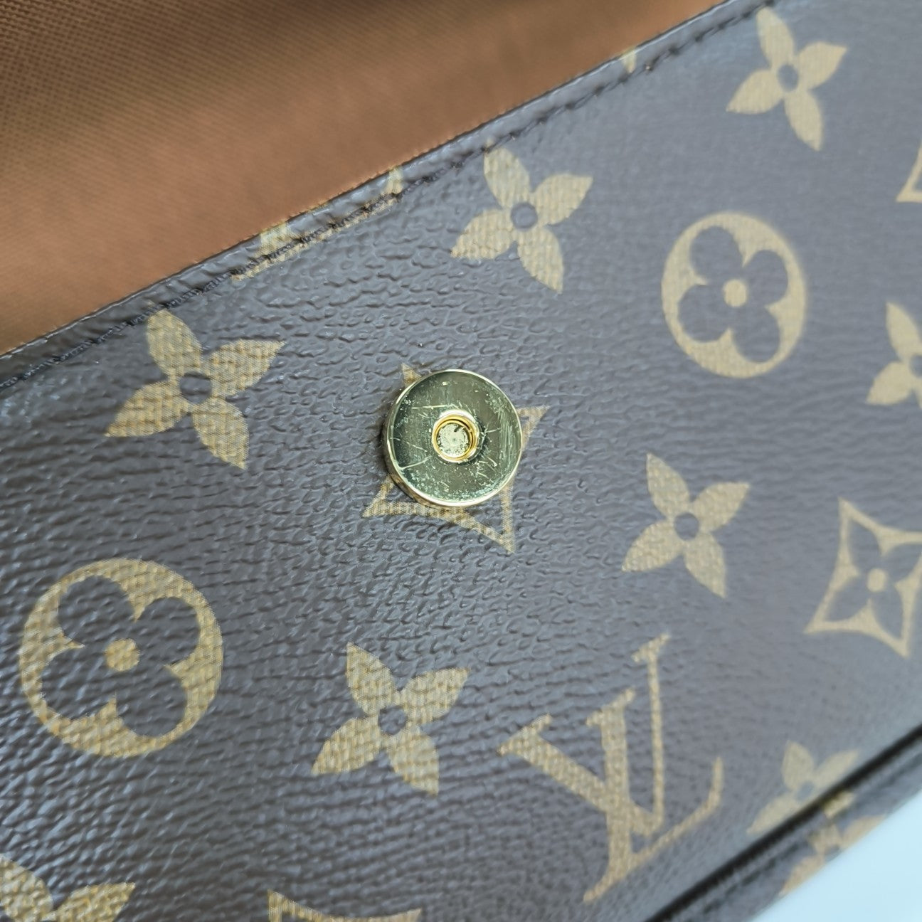 IVY Monogram Coated Canvas Brown