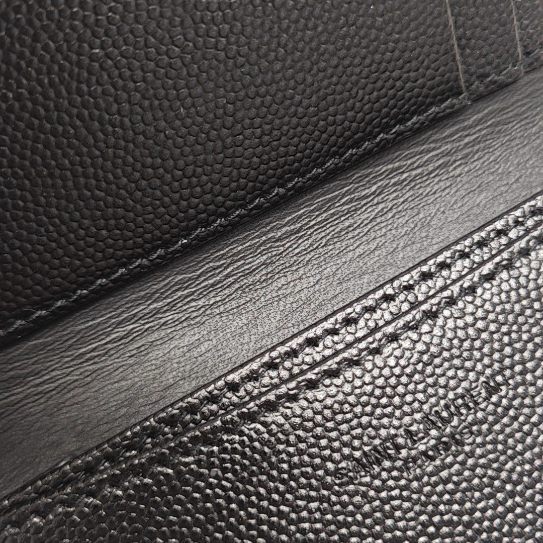 Calfskin Card Holder Black