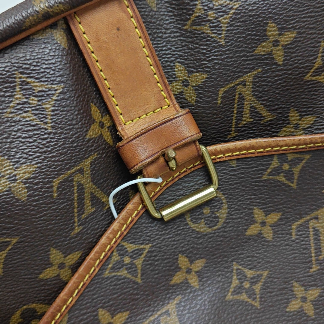 SAUMUR 35 Monogram Coated Canvas Brown
