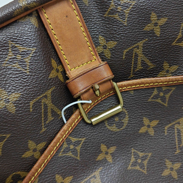 SAUMUR 35 Monogram Coated Canvas Brown