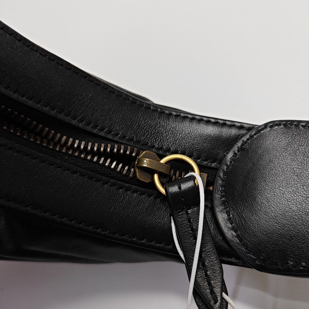 GG Marmont Mini Quilted Calfskin Black