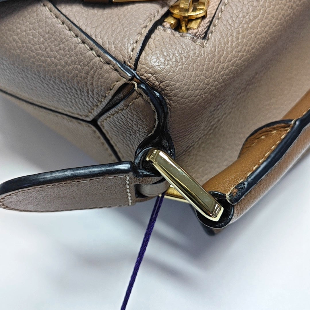 Puzzle Small Calfskin Gray