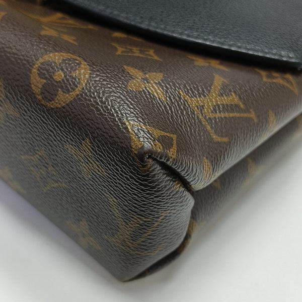 SAINT PLACIDE Monogram Coated Canvas Black