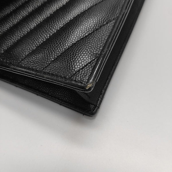 MONOGRAM WOC Chevron Calfskin Black